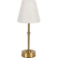 Lowe Rechargeable LED Portable Table Lamp - Gold