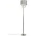 Lulu LED Floor Lamp with Droplets - Grey, Fabric