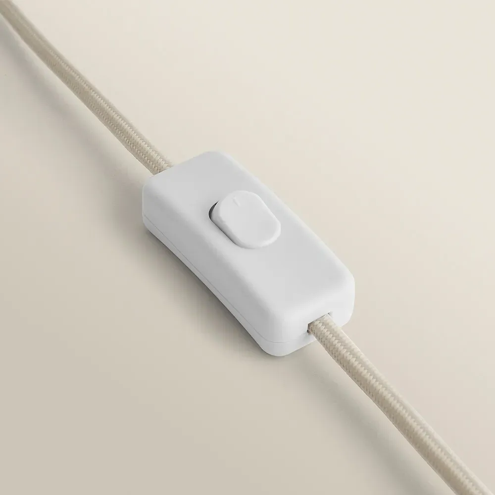 Lydia Tall Swirl Table Lamp - Natural, Ceramic