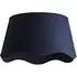 Mabel Large Lamp Shade with Scallop Edge - Navy, Linen