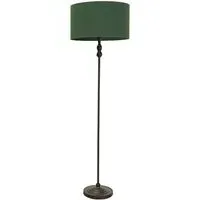 Maggie Candlestick Floor Lamp - Black, Fabric
