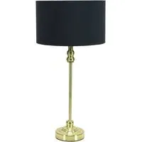 Maggie Candlestick LED Floor Lamp - Black, Metal