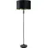 Maggie Candlestick LED Floor Lamp - Black, Velvet
