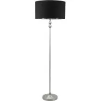Maggie Candlestick LED Floor Lamp - Chrome, Metal