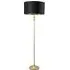 Maggie Candlestick LED Floor Lamp - Gold, Black Velvet