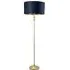 Maggie Candlestick LED Floor Lamp - Gold, Navy Velvet
