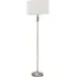 Maggie Candlestick LED Floor Lamp - Grey, Chrome