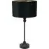 Maggie Candlestick LED Table Lamp - Black, Gold Interior