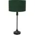 Maggie Candlestick LED Table Lamp - Forest Green, Metal