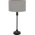 Maggie Candlestick LED Table Lamp - Grey, Metal
