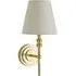 Maggie Candlestick LED Wall Light - Gold, Linen