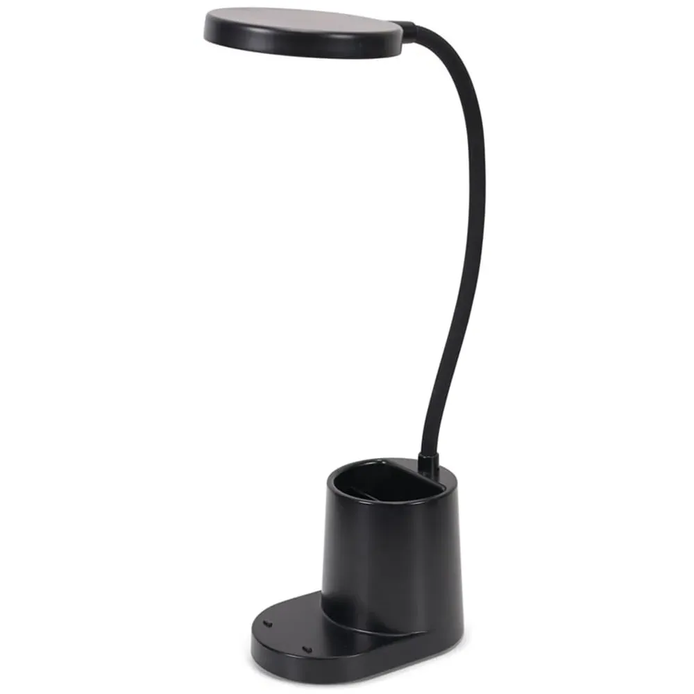 Marco Dimmable LED Table Lamp with Pen Pot - Black image