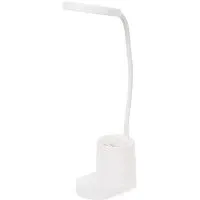 Marco Dimmable LED Table Lamp with Pen Pot - White