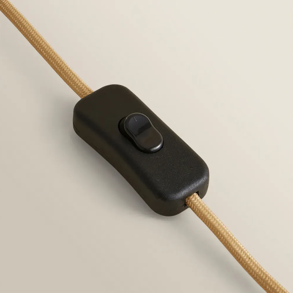 Margot Taper Shade LED Table Lamp - White, Marble