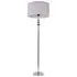 Marissa Reni LED Floor Lamp with Chrome Ball - Grey