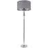 Marissa Reni LED Floor Lamp with Gold Ball - Grey