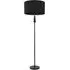 Marissa Stacked Ball Floor Lamp - Black, Fabric
