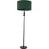 Marissa Stacked Ball Floor Lamp - Green, Fabric