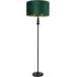 Marissa Stacked Ball Floor Lamp - Green, Velvet