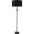 Marissa Stacked Ball LED Floor Lamp - Black, Velvet