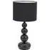 Marissa Stacked Ball Touch Table Lamp - Black