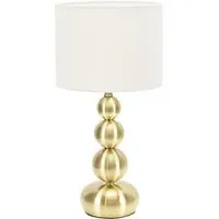 Marissa Stacked Ball Touch Table Lamp - Gold