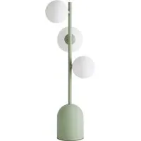 Marlow 3-Way Globe LED Table Lamp - Green, Glass