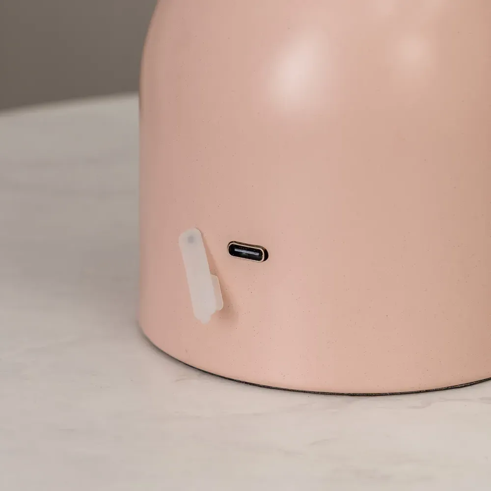 Marlow Rechargeable LED Portable Table Lamp - Pink