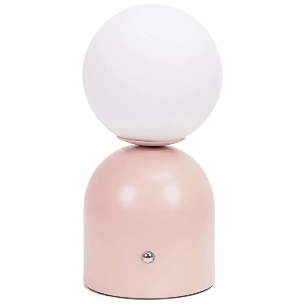 Marlow Rechargeable LED Portable Table Lamp - Pink