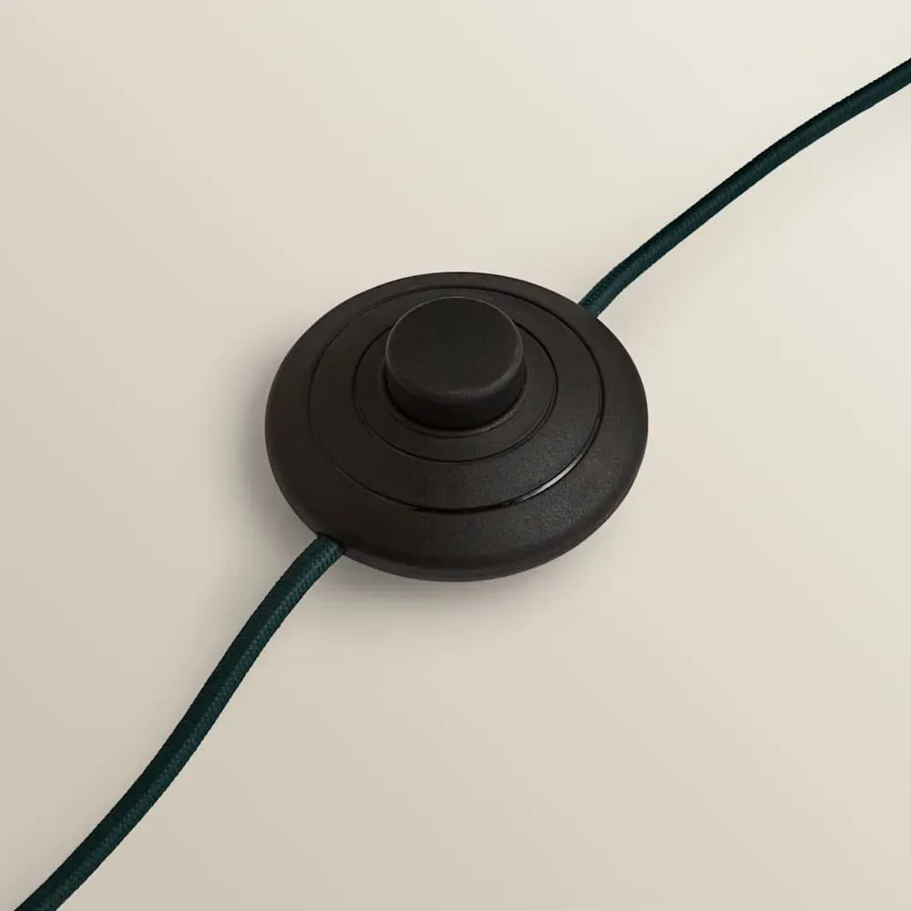 Martha Conical Floor Lamp - Teal, Velvet