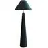 Martha Conical Floor Lamp - Teal, Velvet