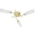 Maya 3 Way Curved Cross Over Flush LED Ceiling Light - Gold