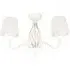 Memphis Barley Twist LED Ceiling Lamp - Cream