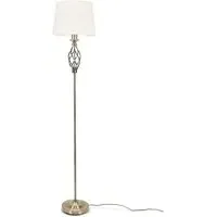 Memphis Barley Twist LED Floor Lamp - Gold