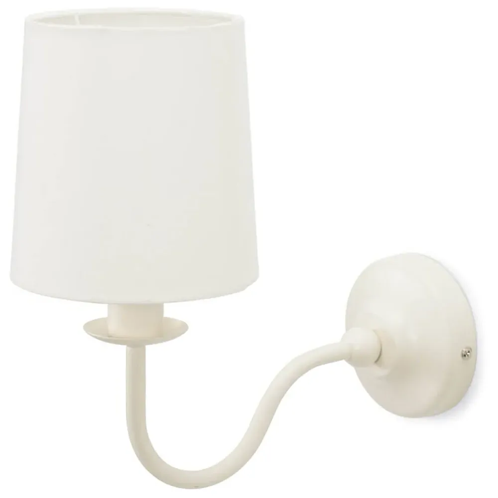 Memphis LED Wall Light - Cream, Metal image