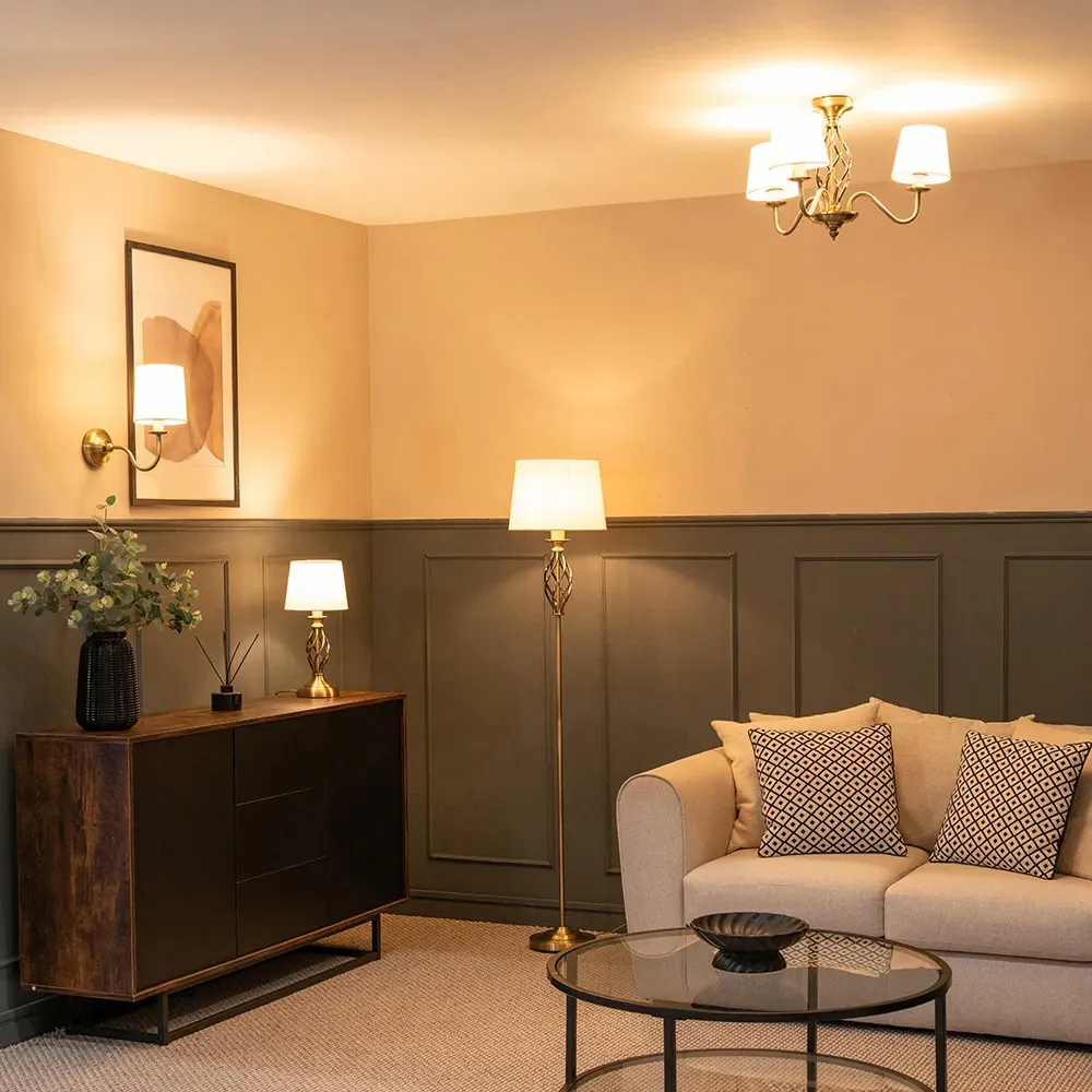 Memphis LED Wall Light - Gold, Brass