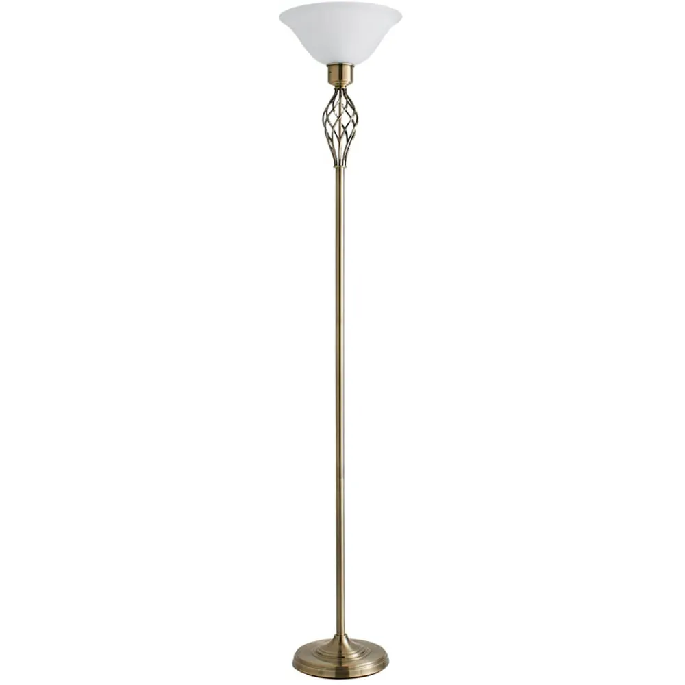Memphis Twist Floor Lamp - Gold, Brass