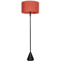 Mitch Triangle Floor Lamp with LED - Black, Wood
