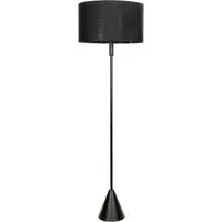 Mitch Triangle Floor Lamp with LED - Black, Wood