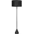 Mitch Triangle Floor Lamp with LED - Black, Wood