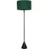 Mitch Triangle Floor Lamp with LED - Green, Wood