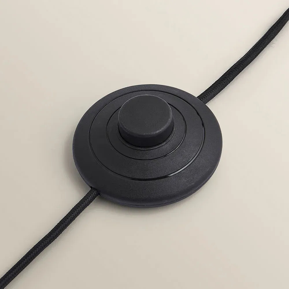 Mitch Triangle LED Floor Lamp - Black, Linen