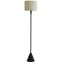 Mitch Triangle LED Floor Lamp - Black, Linen