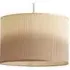 Mollie Ombre Bamboo Drum Ceiling Pendant Lamp Shade - Brown