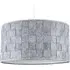 Monza Extra Large Lamp Shade - Grey, Felt Weave