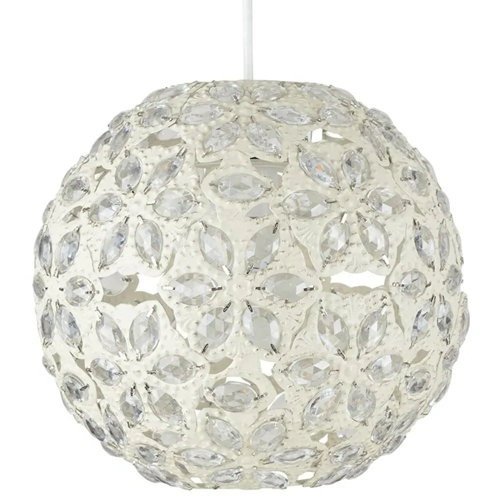 Moroccan Globe Ball Pendant Lamp Shade - Cream
