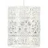 Moroccan Ornate Pendant Lamp Shade - White