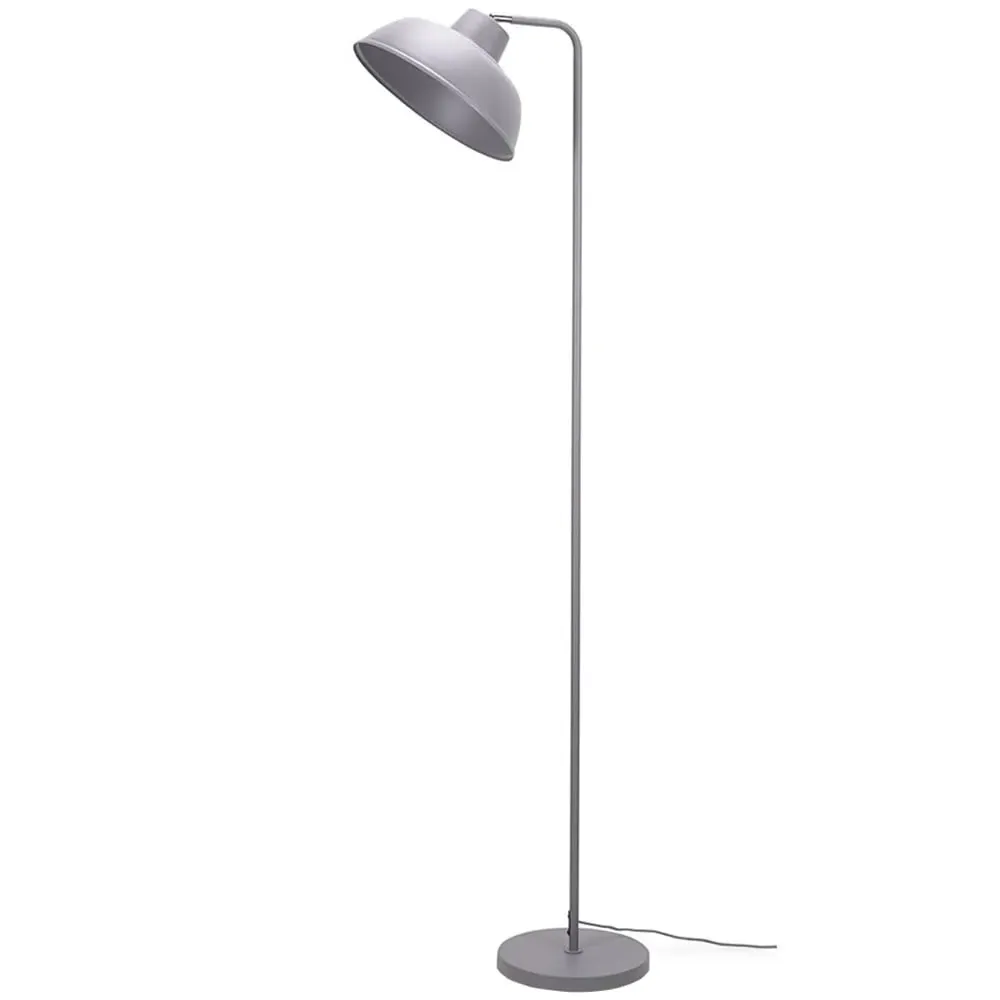 Morris Dome Floor Lamp - Stone Grey, Metal