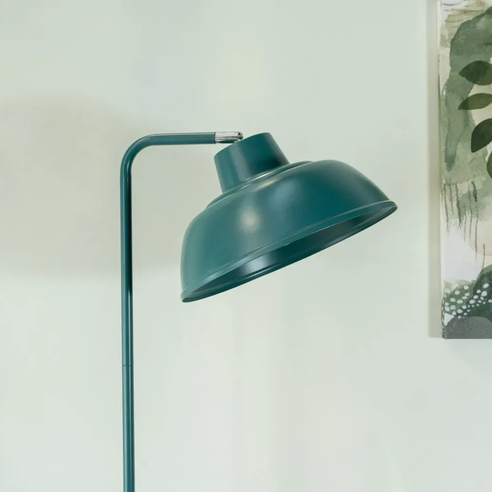Morris Dome LED Floor Lamp - Teal