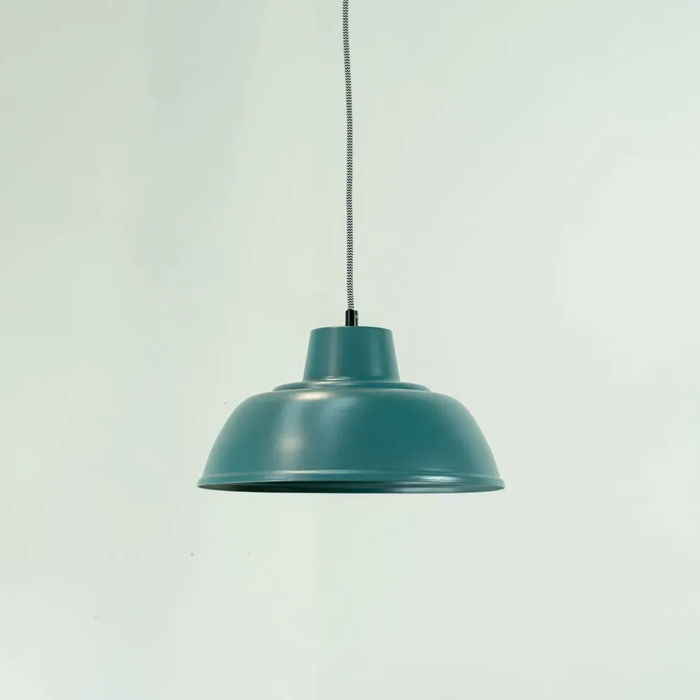 Morris Dome LED Pendant Ceiling Light - Teal